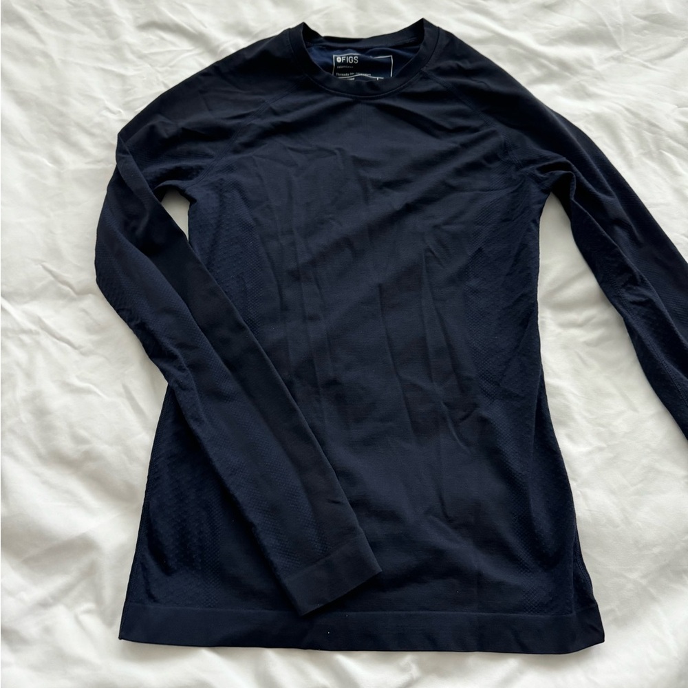 Brand New Figs Longsleeve Underscrub  - Navy